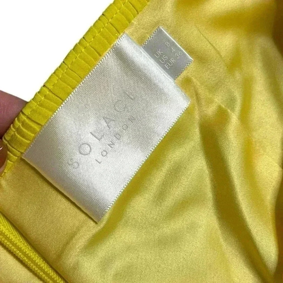 Solace London celie Wide Leg Fray Hem Cropped Trouser Pant Size 4 - Picture 4 of 6